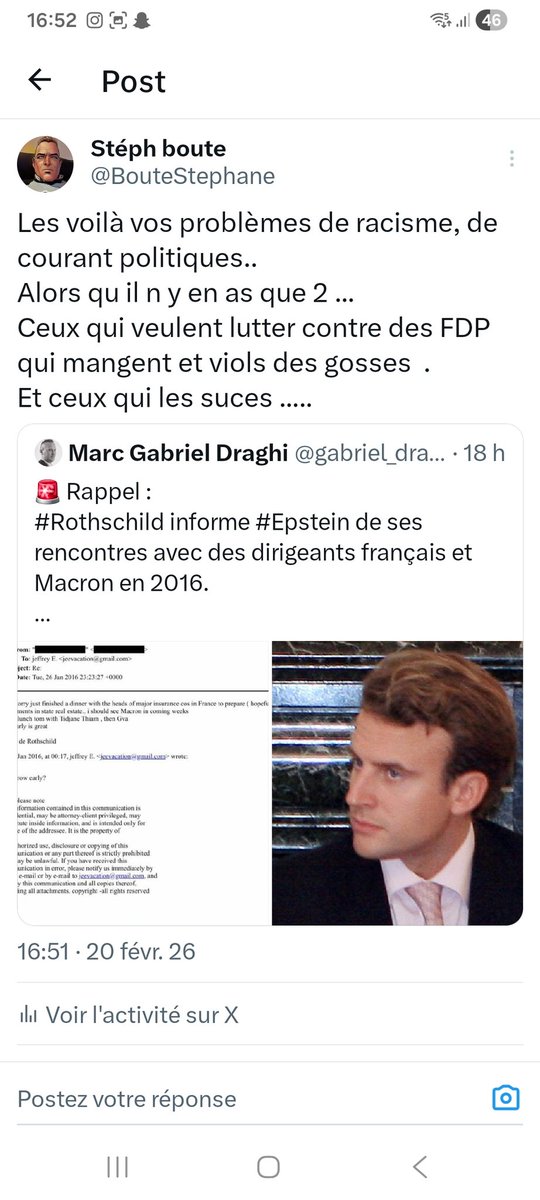 BouteStephane's tweet photo. @le_Parisien A bon.
Et en #France ? 
Les #EpsteinFrance ? 

La lutte pour le bien-être et la protection des #enfants dépasse les #partis.
Elle fait partie de l ADN des #Français qui ne font pas partis de #Sectes #sataniques 
Contrairement aux #porcs qui les #informent et les gouvernent ... https://t.co/tXQTXuwFHW