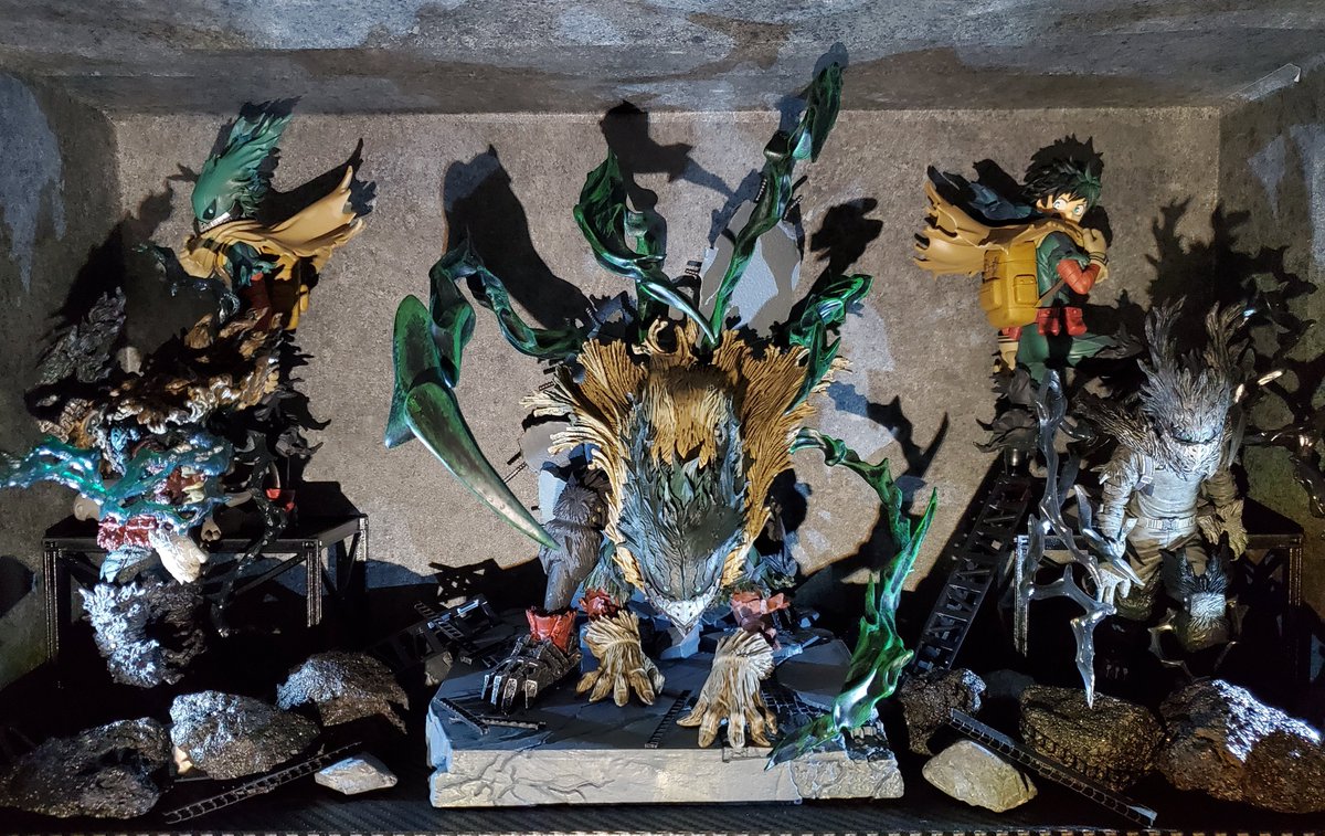 遂に黒デク原画展フィギュアが届きました…何処から見てもカッコよくて