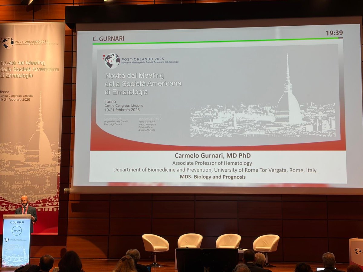 CarmeloGurnari's tweet photo. Italian post-ASH Turin 2026
#notonlyscience #Hematology #MDS https://t.co/AEClP9pRsH