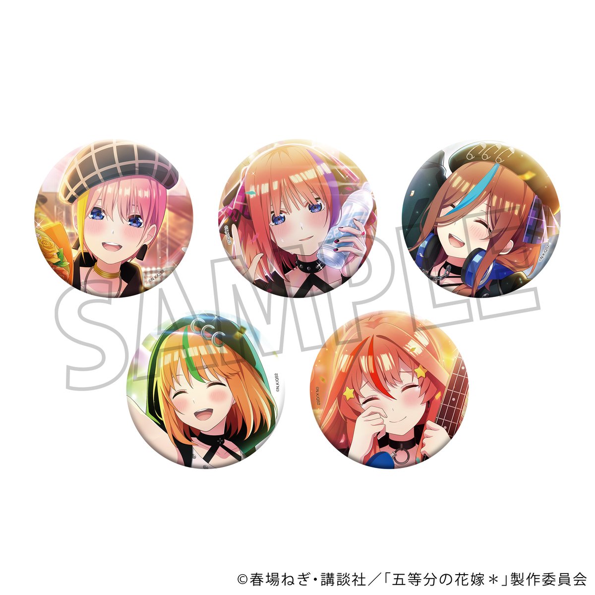 コレイズにて予約受付開始！ 五等分の花嫁＊_缶バッジセット（ガールズ