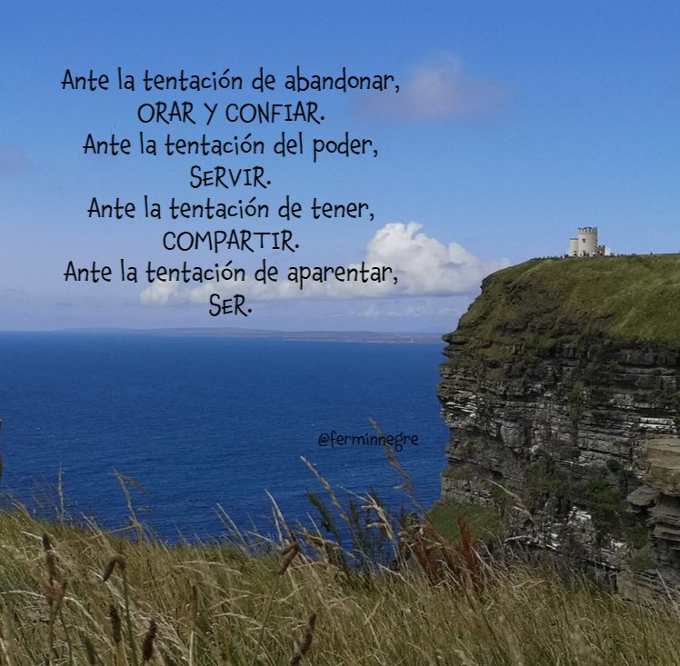 En el #EvangelioDeHoy se nos recuerda que las tentaciones de Jesús son también las nuestras: abandonar, aferrarse al poder y al tener... 
Aquí te dejo cómo vencer algunas de ellas.
#EvangelioDelDia #FelizDomingo
👇