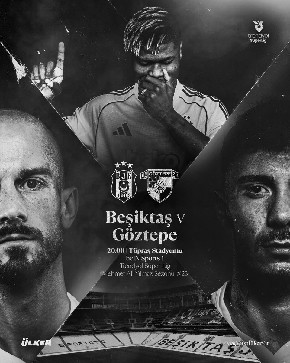 ⚫ MAÇ GÜNÜ ⚪

🆚 Göztepe 
🕗 20.00
🏆 Trendyol Süper Lig Mehmet Ali Yılmaz Sezonu 23. Hafta
🏟 Tüpraş Stadyumu
📺 beIN SPORTS 1

<a href="/Ulker/">Ülker</a> | #MaçVarsaÜlkerVar