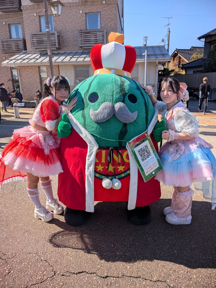 ジャンボ〜ル3世くんとお写真撮ってもらった！！ ありがとー💚🖤💚🖤