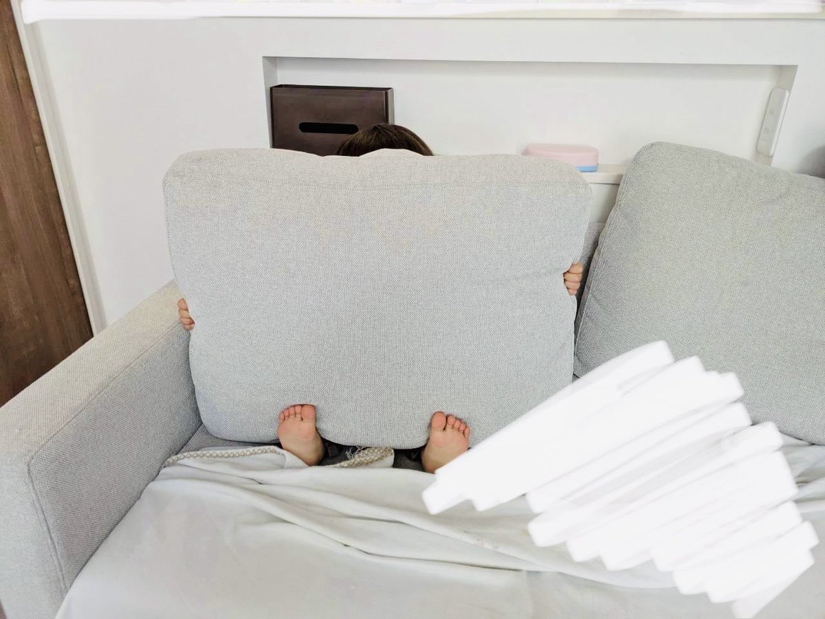 sotyaa0504's tweet image. 2歳児とのかくれんぼ楽しすぎ