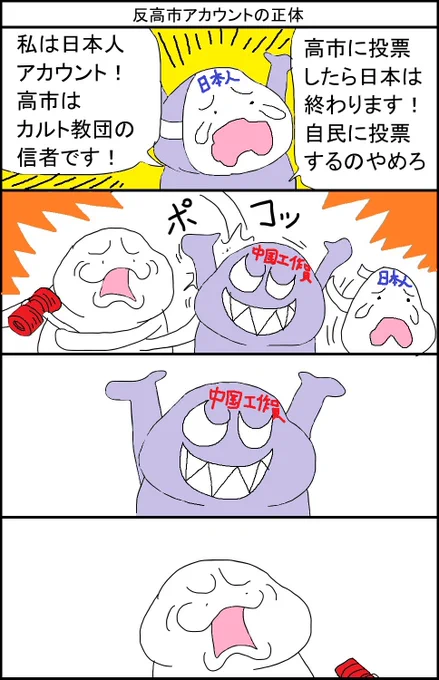 反高市アカウントの正体 