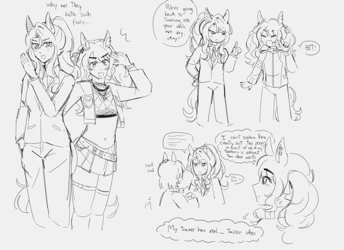 trainer king and her dummy trainee (i had to take this off my mind)