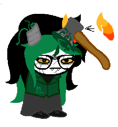 hi this my trollsona her name Xeveah(zev-ee-ah) Flayir