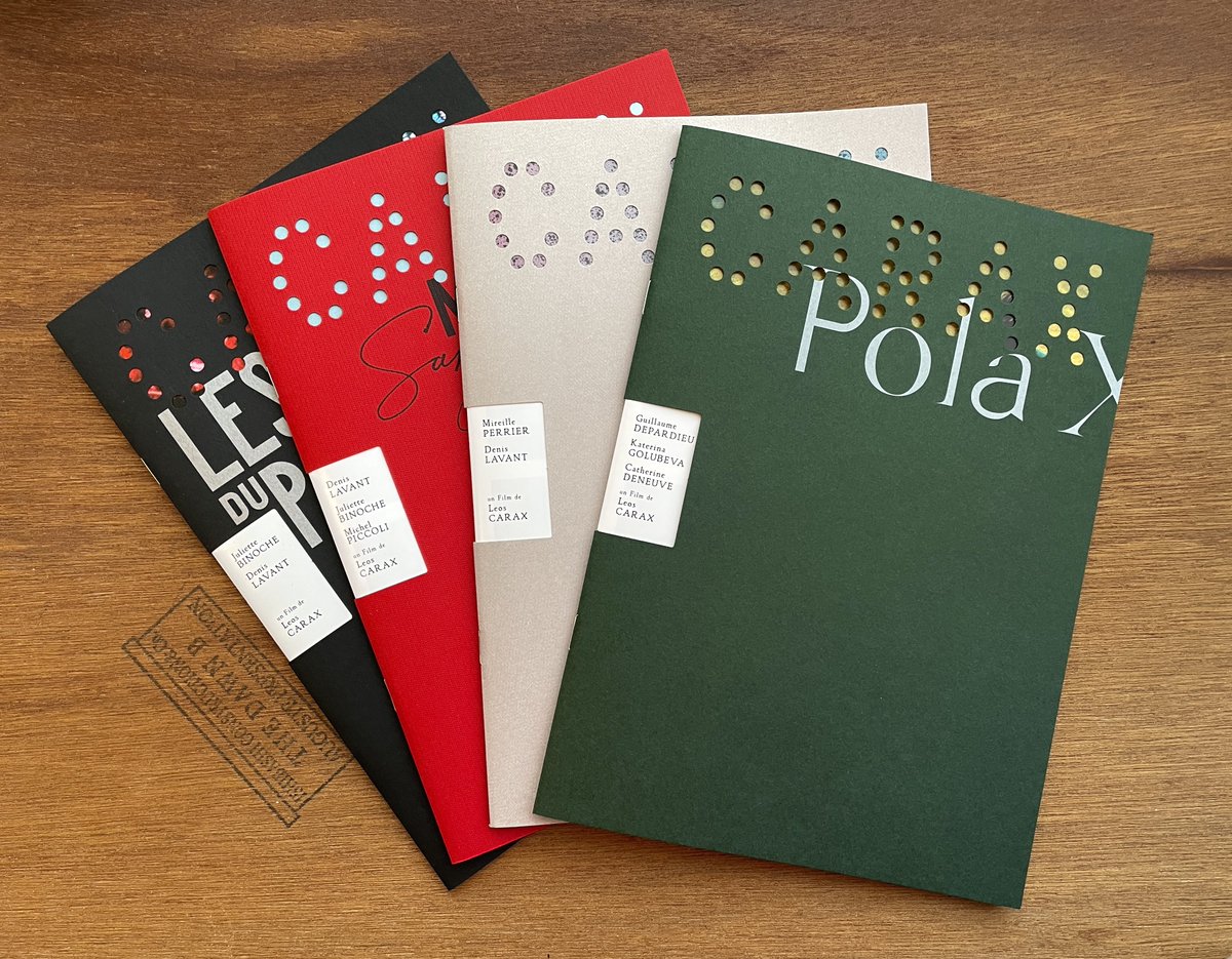 公開になりました『ポーラX』4Kレストア版、ひきつづきパンフレットの