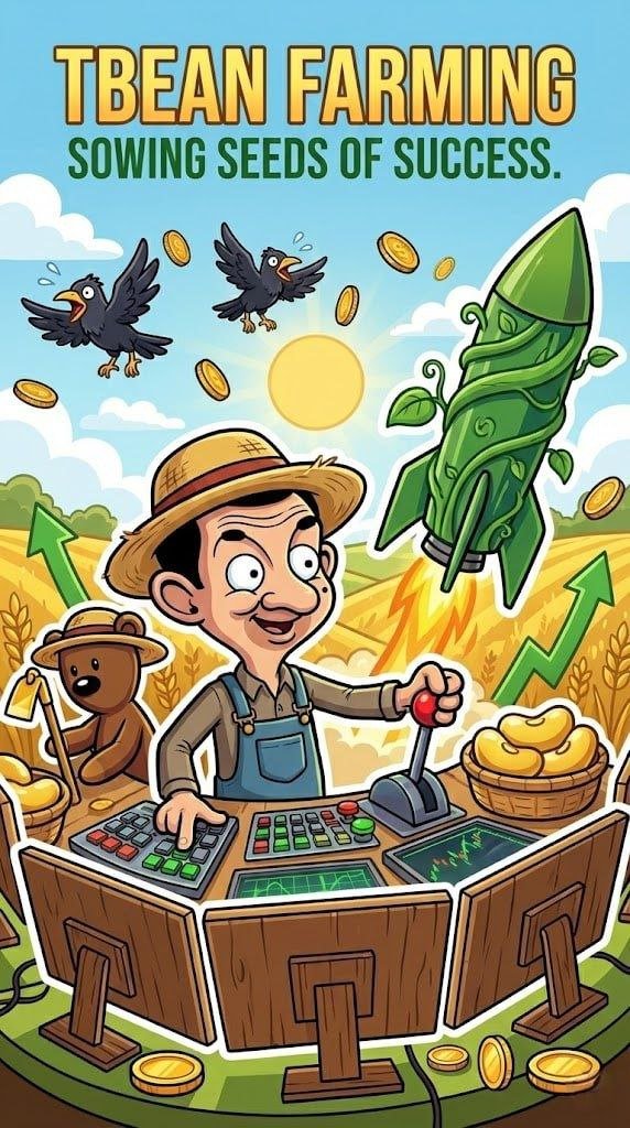 Plant the seed.
Water the vision.
Harvest the gains. 🌾📈

$TBEAN farming season is active 🧸
We’re not chasing pumps… we’re growing momentum.
Sow now. Watch it rise 🚀

CA: 96hVu5NLzZUbsjVx1sqqqtpn4n6DZ6uDEzHSizVepump