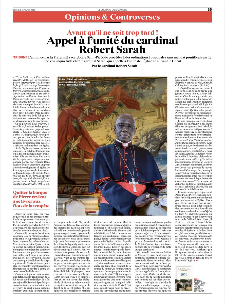 Cardinal R. Sarah tweet media