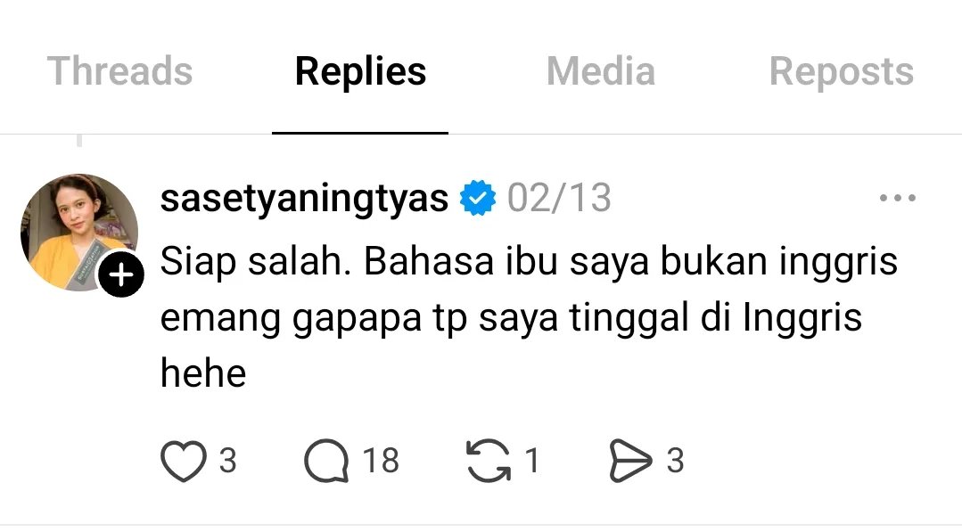 Daniellanisa's tweet photo. Guys tau mbak-mbak LPDP yang lagi viral gak?

Sebenernya Pengen diem2 bae sambil baca update terbaru, tapi liat reply an beliau tengil2 banget😭🫵🏻 Ngata2in orang, atos, congkak, ngrasa paling bener, defensif. Ngatain orang bahasa enggresnya ngaco, giliran ditegur bilangnya bhs ibunya bukan enggres. Yg waras ya...jangan diplintir🤏🏻