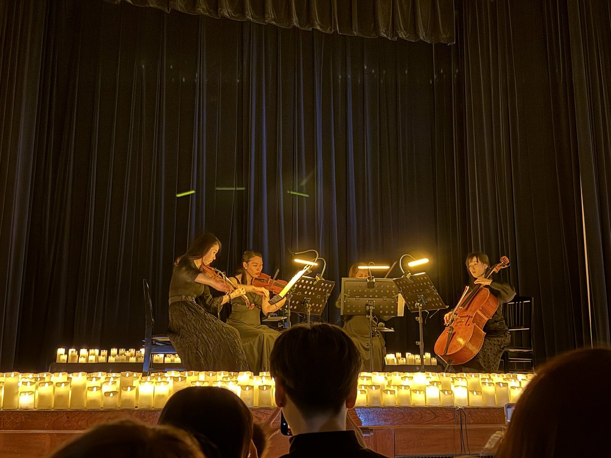 生音で1時間！ ちょうど良かったし素敵だった！！ #candlelight