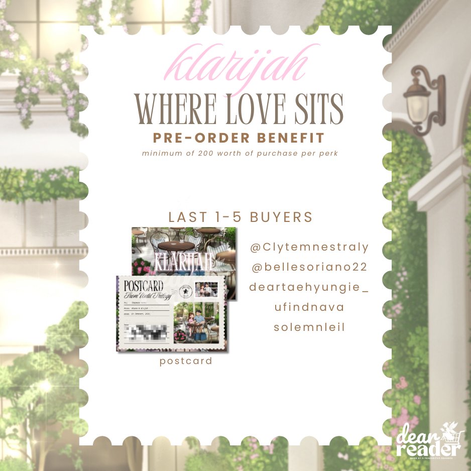 Congratulations to our last 5 buyers!