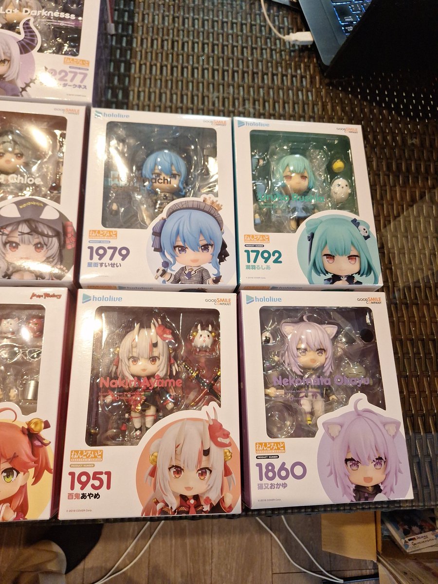 ねんどろいどホロライブ 開封品大量買取させていただきました