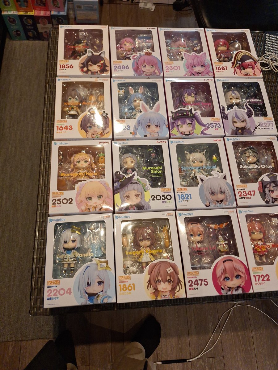 ねんどろいどホロライブ 開封品大量買取させていただきました