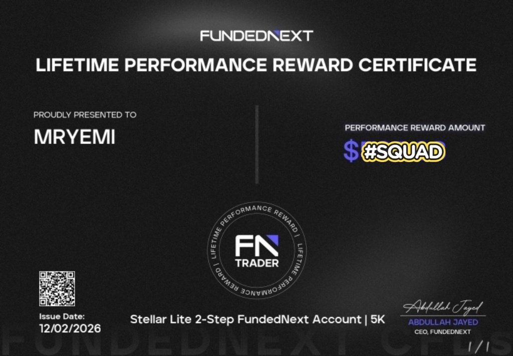 <a href="/FundedNext/">FundedNext</a> Life Time Certificate!