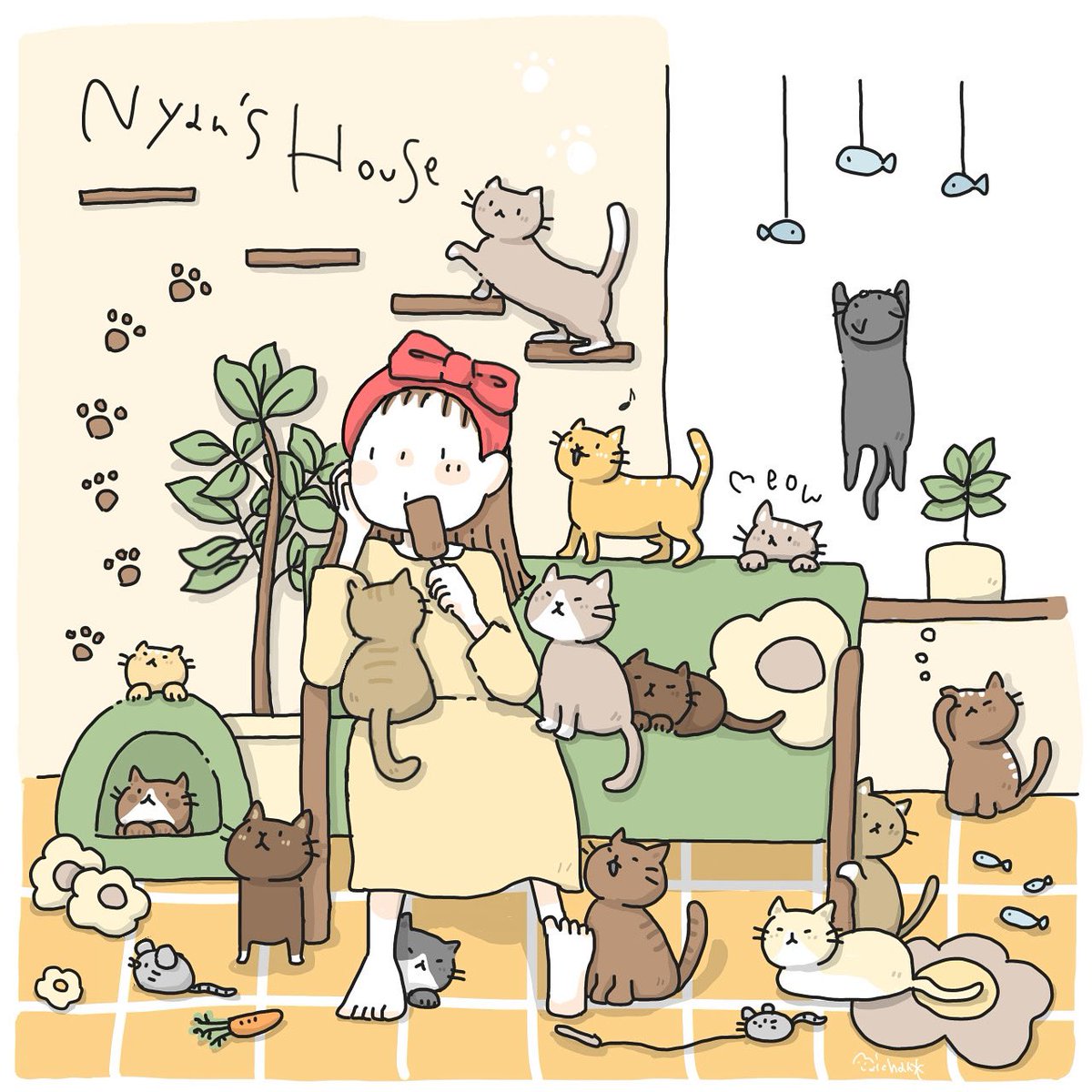 きょうはねこの日だよー🐾

#ねこの日 #にゃんにゃんにゃんの日