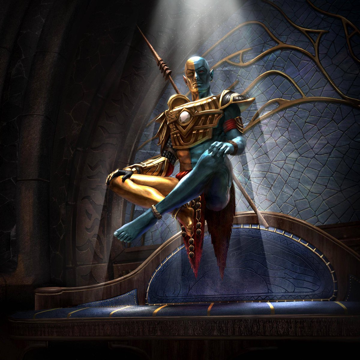 "I give you an ancient road tempered by the second walking way. Your hands must be huge to wield any sword the size of an ancient road, and yet he who is of right stature may irritate the sun with only a stick."

--Vivec