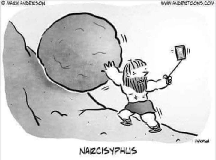 DaMLaAknK's tweet image. Narcisyphus!
2in1!

( İkisi bir arada! )

#Narcissus
#Sisyphus 
#Narcisyphus