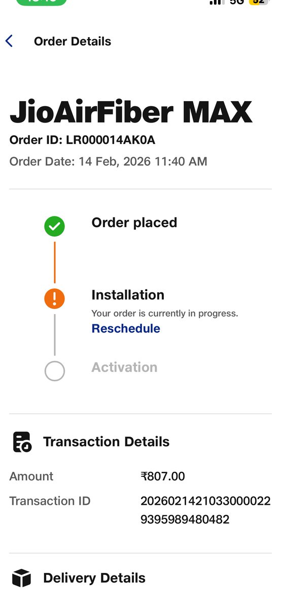 zevinaction's tweet photo. @reliancejioI @JioCare @JioMart   UNLIMITED CALLS, EMAILS , NO RESPONSE. Already paid ₹807 for new Jio airfibre installation. It’s been 1+ week  since there is no response
Branch- ROHINI SECTOR-16/17 DELHI-110089, INDIA
ORDER ID - LR000014AK0A
ASSIGNED MANAGER - MR MANOJ SHARMA https://t.co/vo4pClJlkV