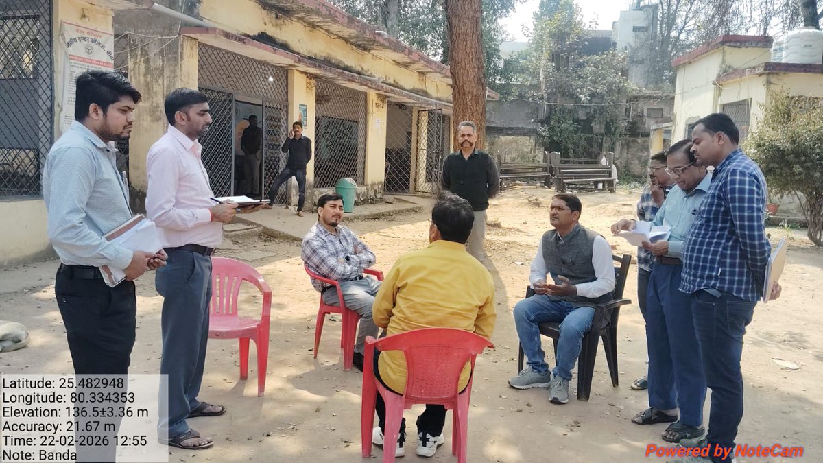 मतदाता सूची के विशेष प्रगाढ़ पुनरीक्षण कार्यक्रम के अंतर्गत भारत #निर्वाचन आयोग द्वारा दिनांक 22 फरवरी 2026 को विशेष अभियान दिवस आयोजित किया जा रहा है। 
📌 दावा/आपत्ति की अंतिम तिथि: 06 मार्च 2026 जनपद #बाँदा के समस्त बूथों पर बूथ लेवल अधिकारी अपने - अपने बूथ पर उपस्थित रहकर दावे