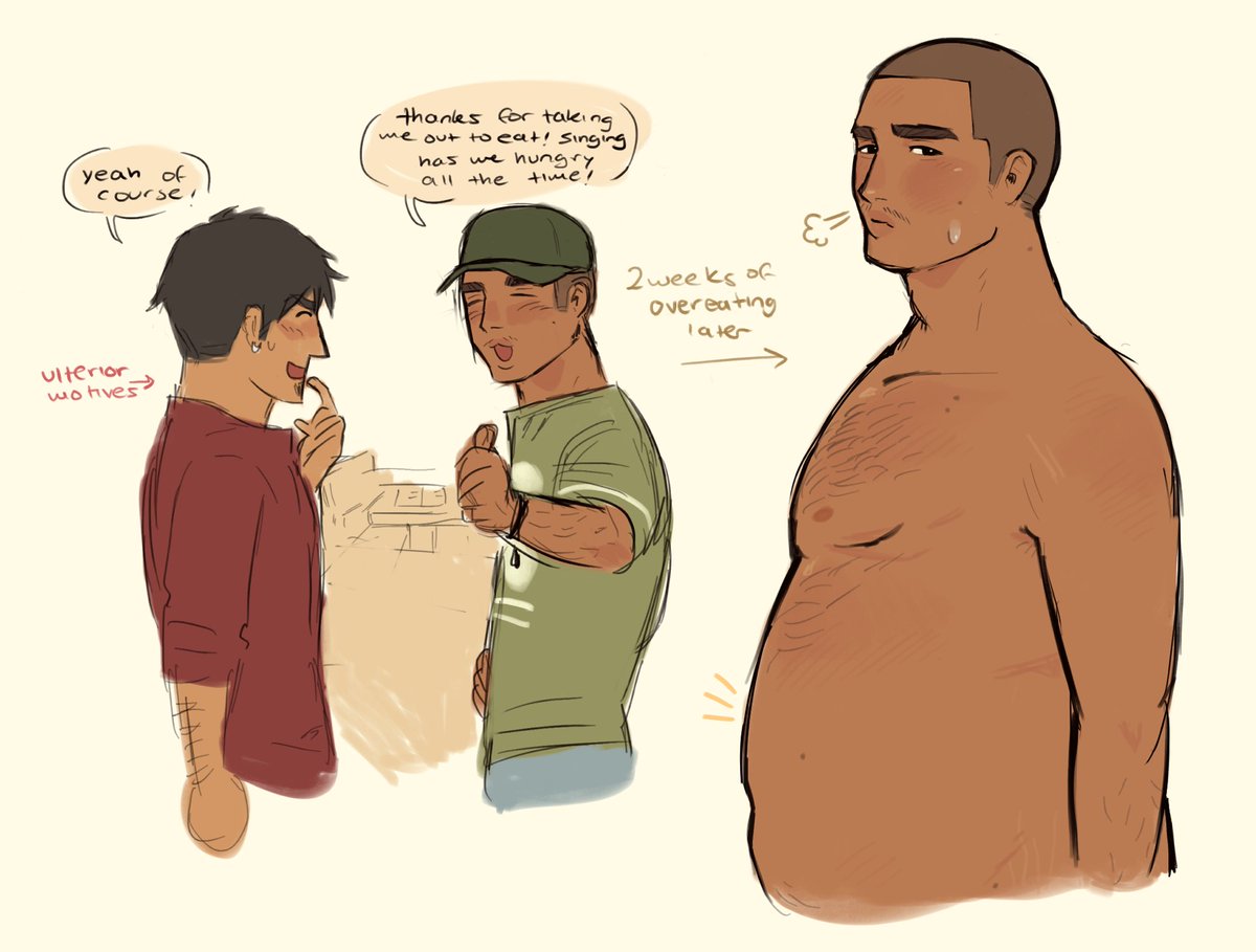 Curated visual reference: Cw Weight Gain Vega Overindulging And Bayani S Fueling The Photo Inspiration