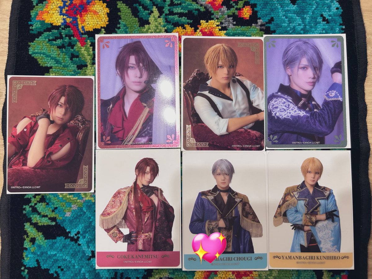 coelurea2016's tweet photo. @scherzo8902 検索から失礼いたします
当方、画像の💖印の長義さんを所持しております
青丸の長谷部と交換していただくことは可能でしょうか
ご検討よろしくお願いいたします
会場付近におります https://t.co/411XntqFhY