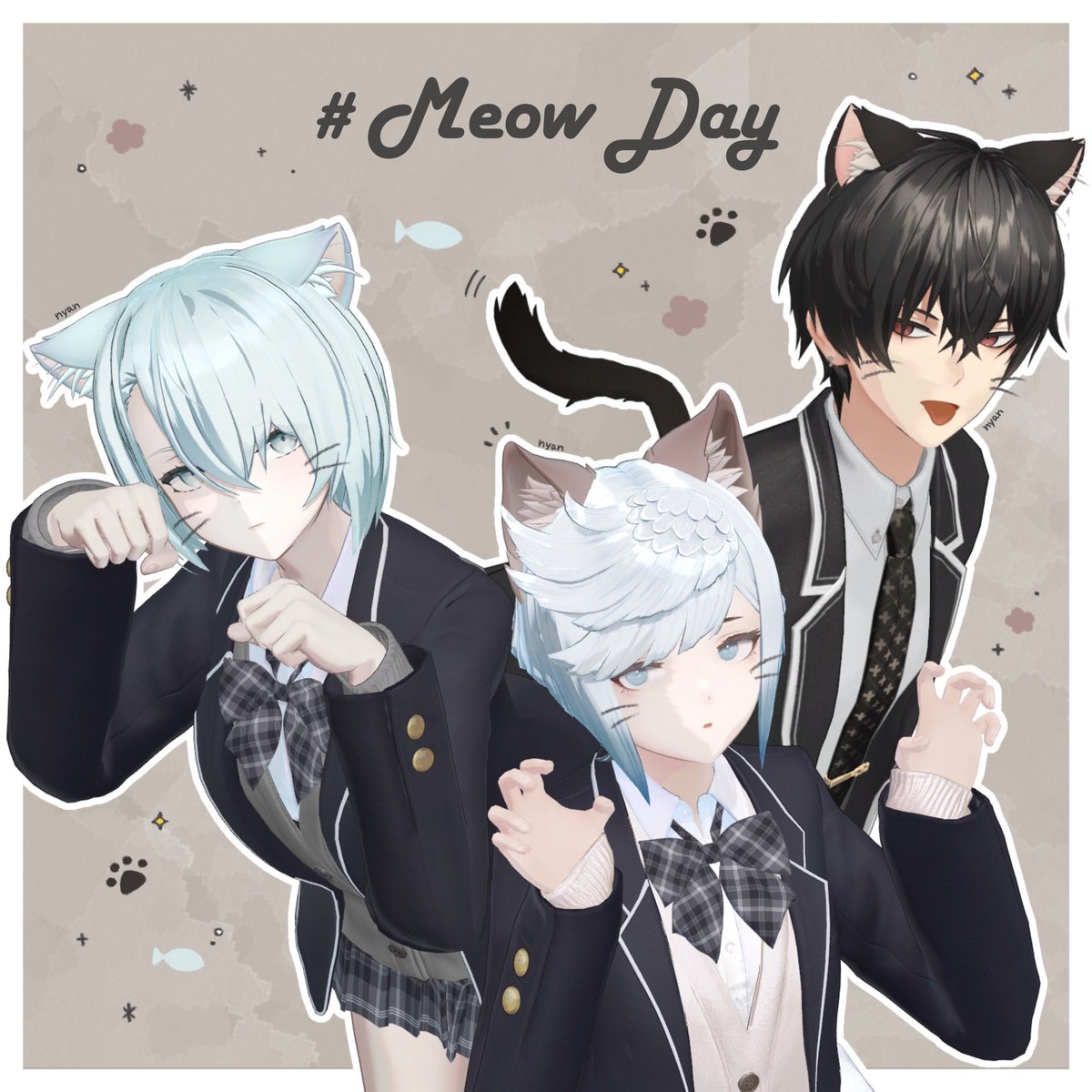 🐈‍⬛🐈🐾 #YOYOGIMORI #猫の日