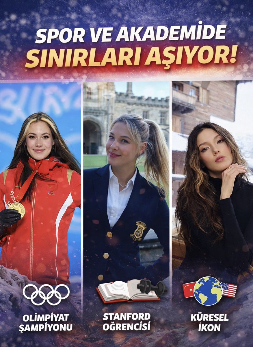 ✨İlham Veren Bir Başarı Hikayesi: Eileen Gu

🏅 2022 Beijing 2022 Winter Olympics’te 2 altın, 1 gümüş madalya
🎓 Stanford University öğrencisi
🌍 Kültürlerarası bir rol model
💡 Spor ve akademi dengesinin yaşayan kanıtı

🌐Spor Bilimleri Topluluğu(SBT)
sporbilimleri.com.tr