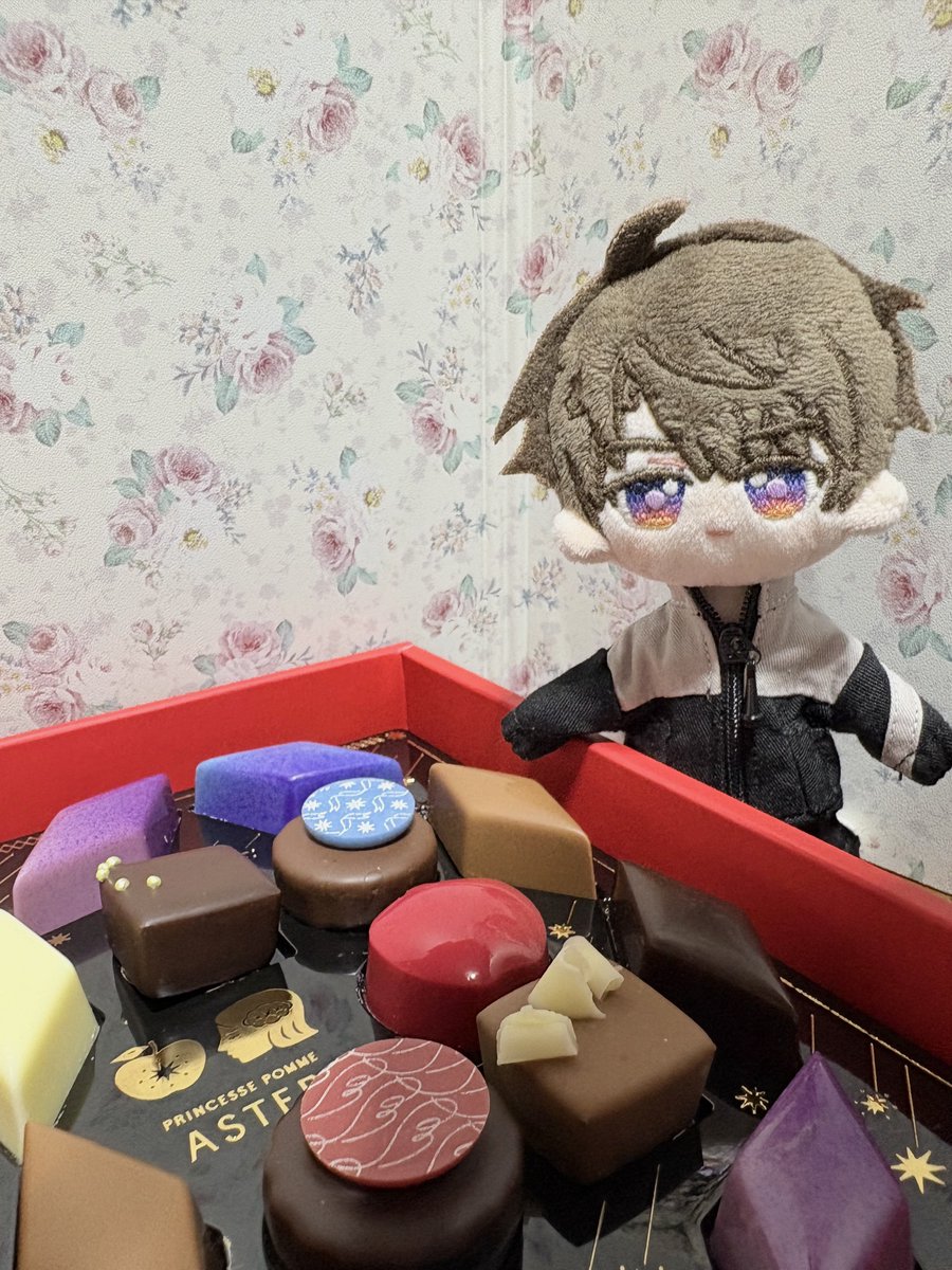 togi103's tweet photo. 遅くなりましたがバレンタインのチョコです🍫🍎

 #自作ぬい https://t.co/D3xqaqWheZ