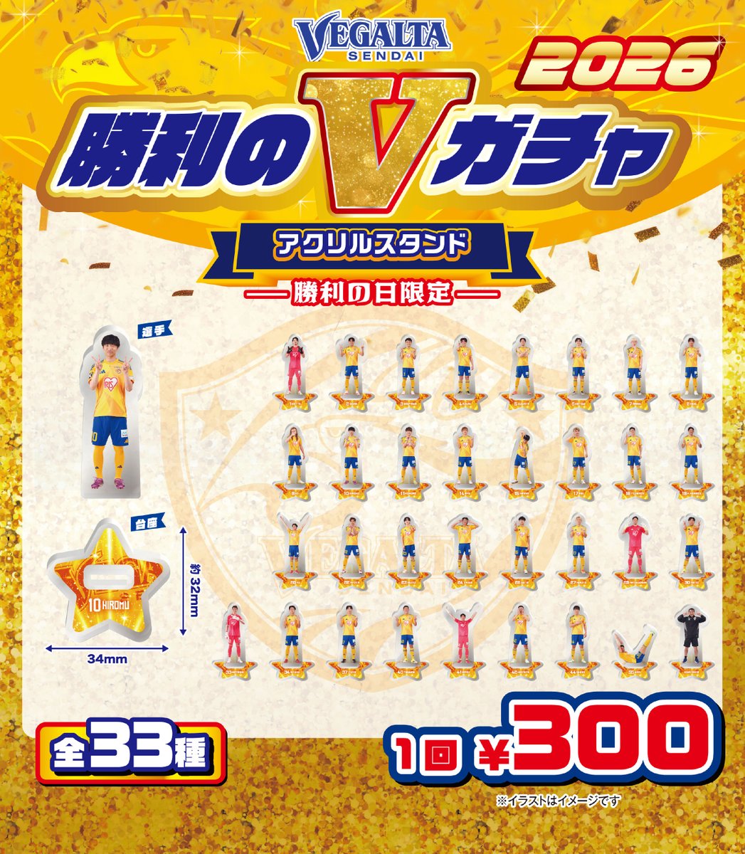 2/22 J2J3 栃木SC】 ＼勝利のVガチャ／ 今節も応援ありがとうござい