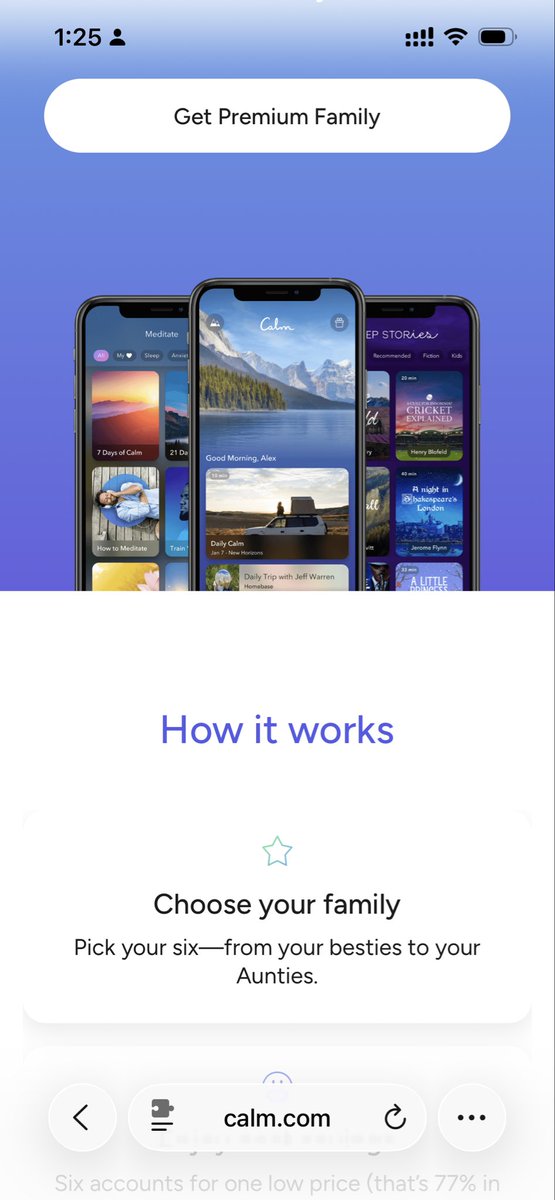 iavinas's tweet photo. From your besties to your Aunties, it's so much funny 😆😭
Who at @calm decided Aunties needed a meditation subscription?
I respect it. https://t.co/CepDzGTQub