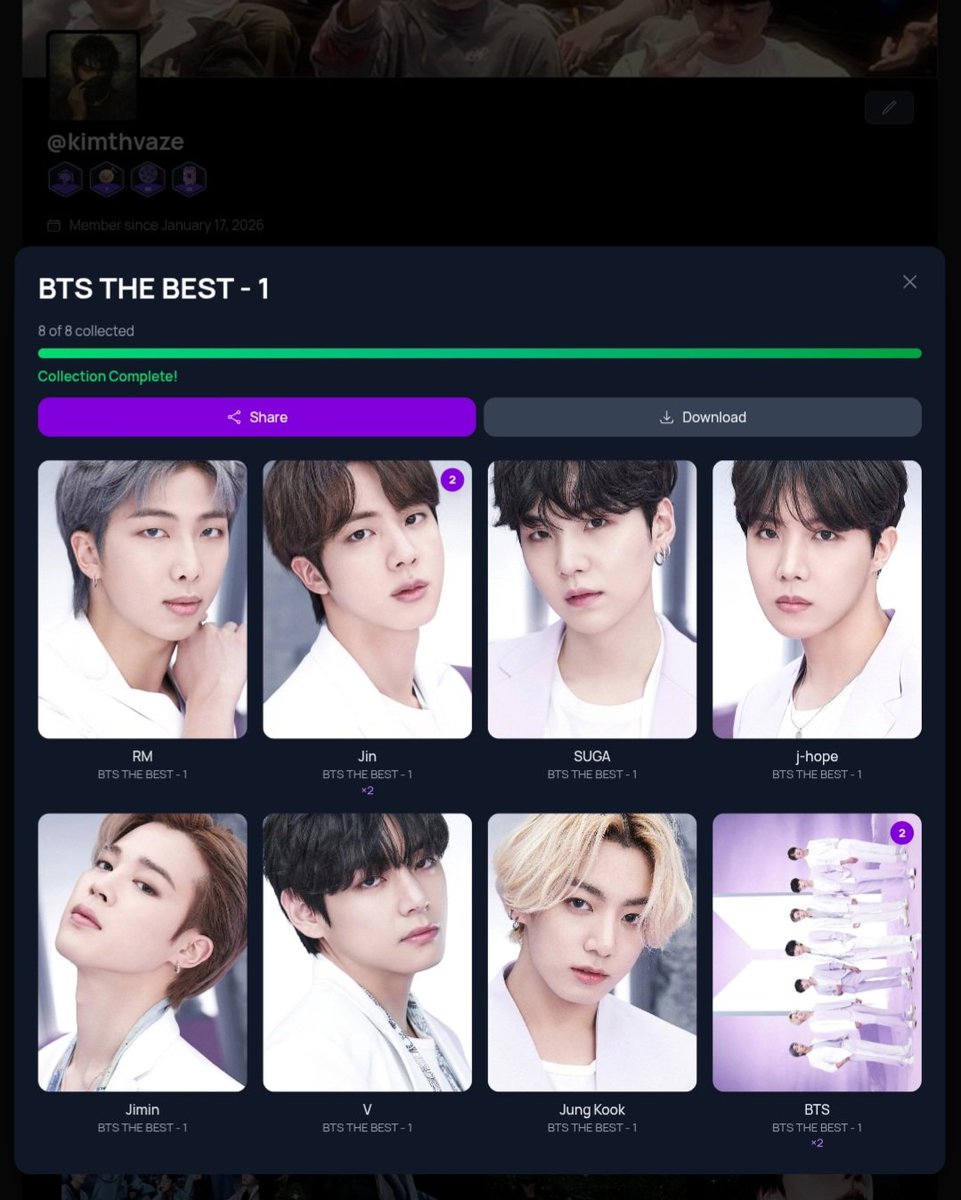 BTS THE BEST -1 ~ collection is complete 🌸 #bcdtrading #bcdtrades