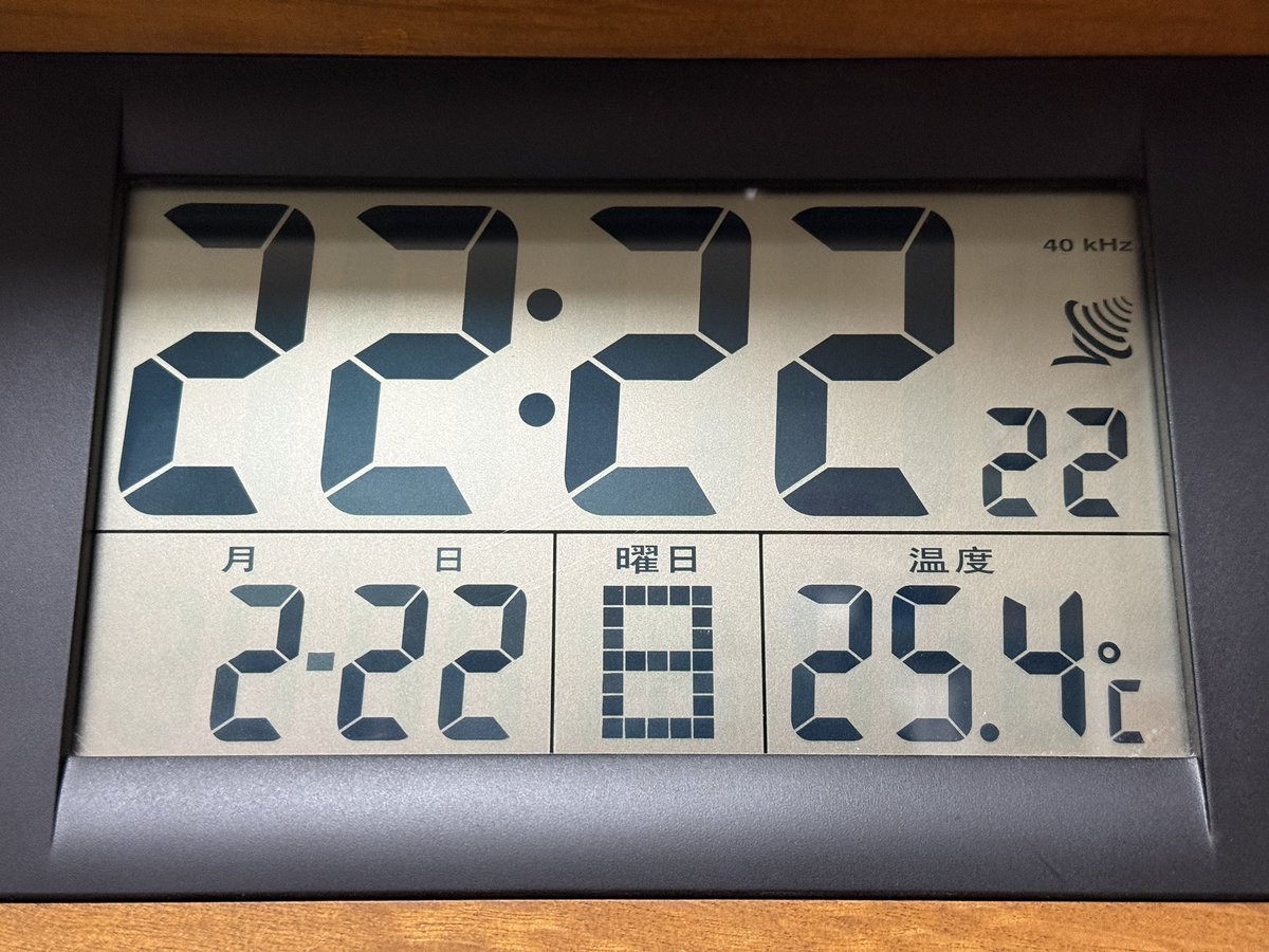 要はヒマなんですわw さすがに気温を22.2℃にするのはやめました。