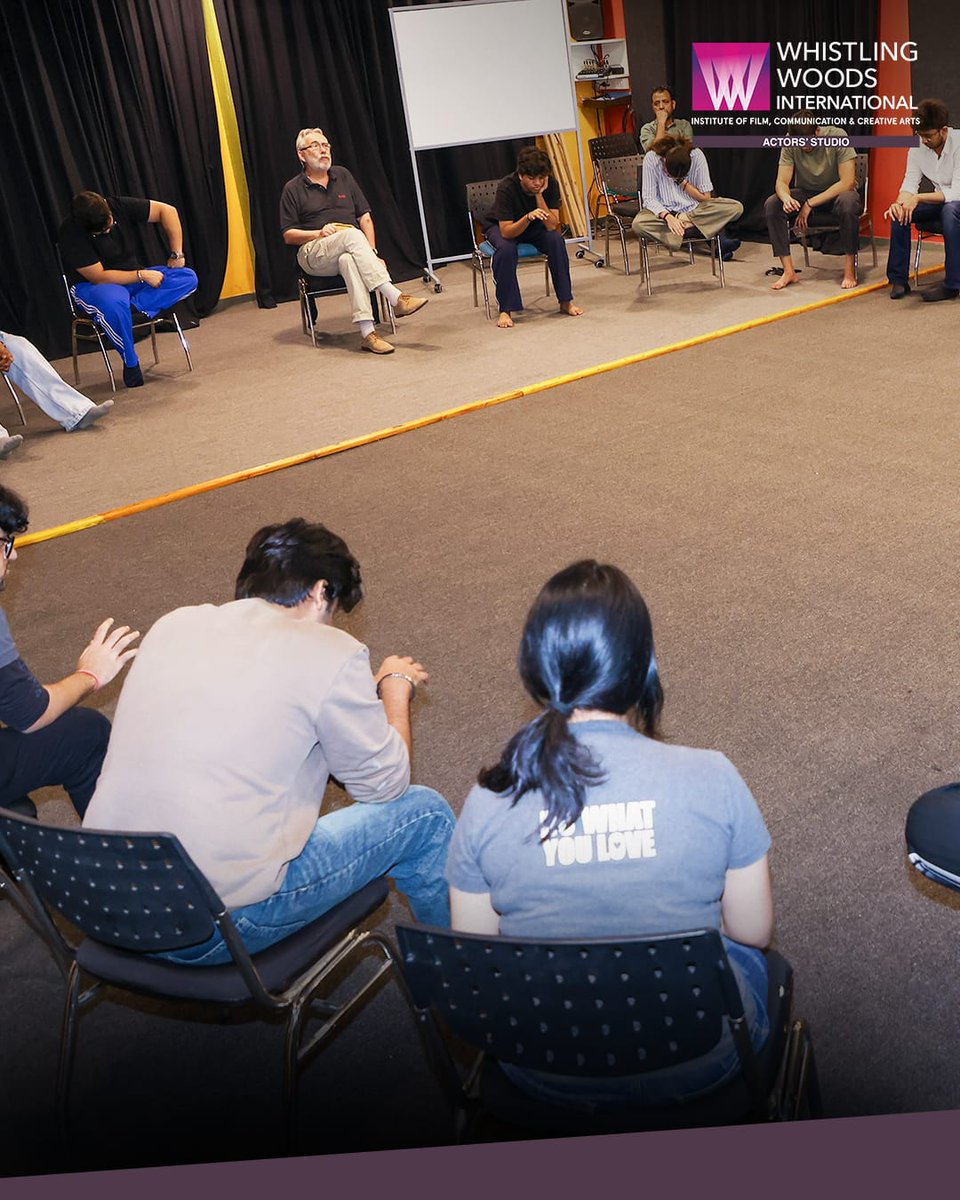 Whistling_Woods's tweet image. This week, our acting students engaged in an intensive masterclass with Sergei Tcherkasski from the Russian State Institute of Performing Arts. 

#whistlingwoodsinternational #dowhatyoulove #actor #acting