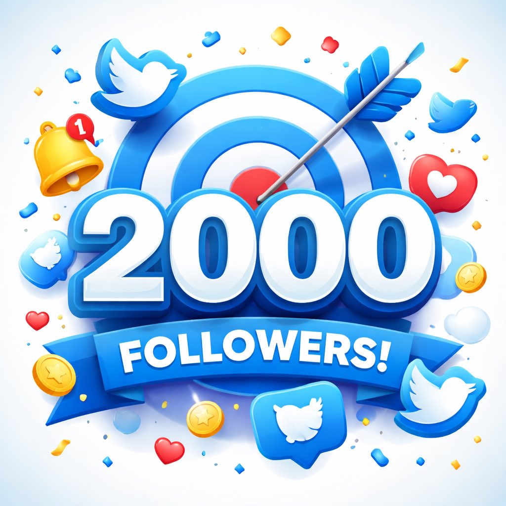 मेरा लक्ष्य 2000+ साथियों को इस हफ़्ते अपने परिवार में जोड़ने का है। साथी जुड़ते हैं तो इंगेजमेंट बढ़ ही जाती है। 

अगर सभी जुड़ें और सभी ऐक्टिव रहें, तो किसी के लिए कोई भी लक्ष्य बड़ा नहीं है।

Let’s grow together 🙏
Follow me for Follow back 🚀