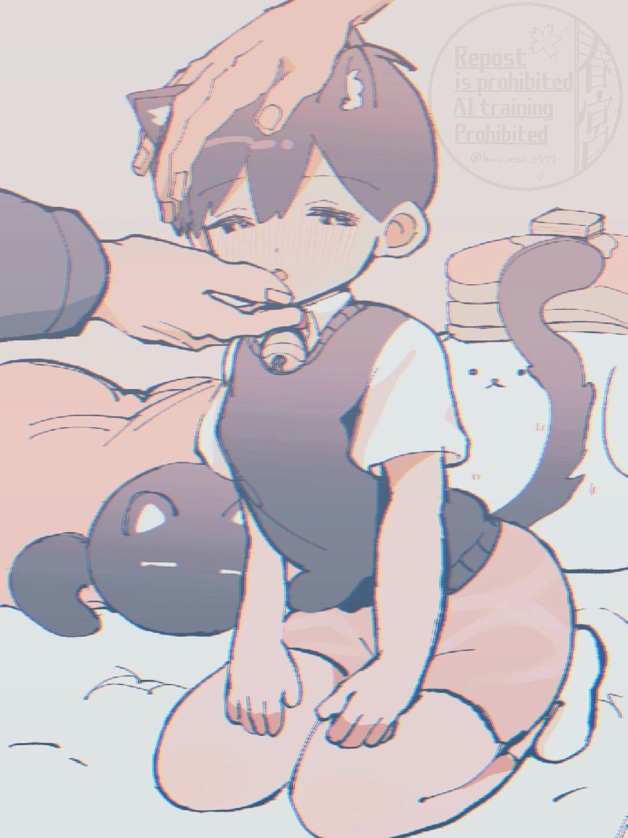 haru_netai_0777's tweet image. 猫の日の絵無いので、去年の猫☀くんを再掲(sunwich要素有)