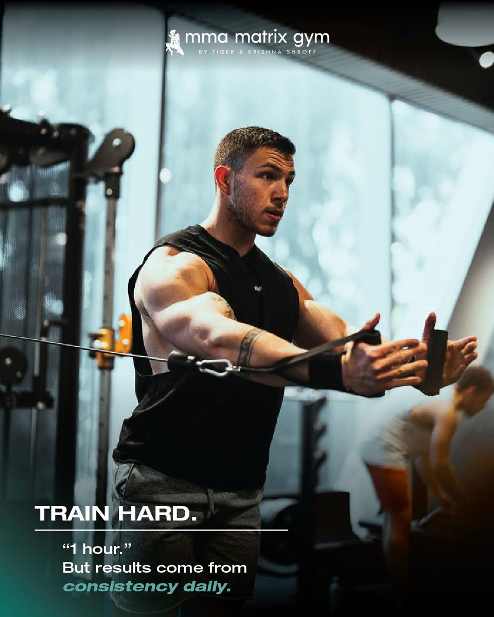 MmaMatrix's tweet image. Results aren’t created in one intense session they’re built through the small standards you keep every day.
The extra set when your muscles burn.
The focus when your mind drifts.
Show up. Put in the work. Let the results speak.

#MMAMatrixGym #TrainHard #ConsistencyDaily