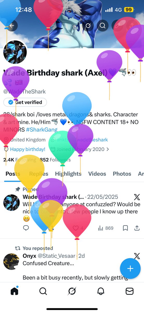 Wade The shark (Axel)💙🦈👀💦 🇬🇧 tweet media