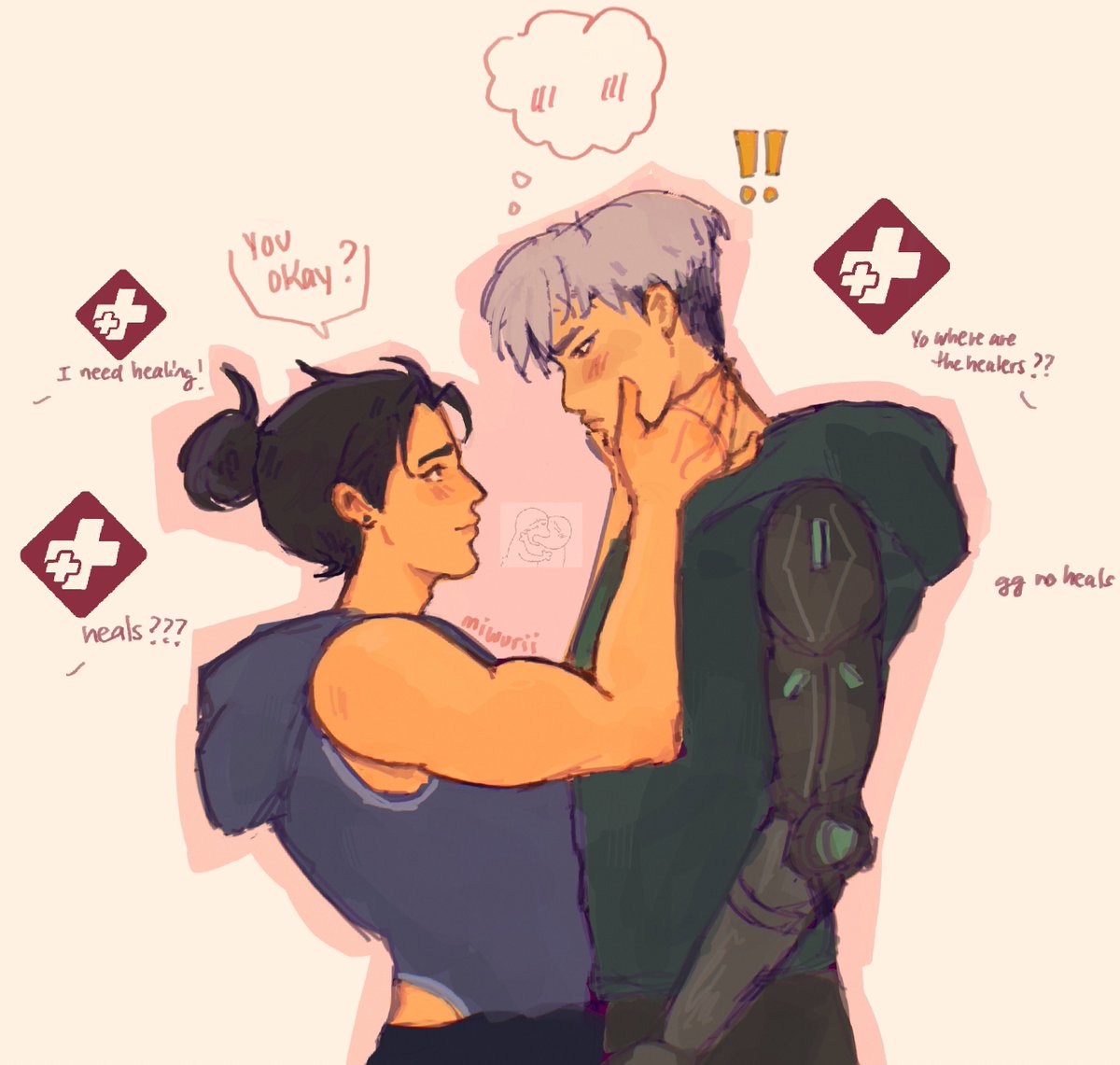 gg our supports are making out in the backline #mizuyang #seaturtle