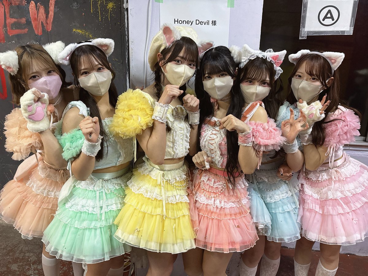 にゃーん𑁊^. .^𑁊♩ 会いにきてくれてありがとう💓カラー衣装ラストの