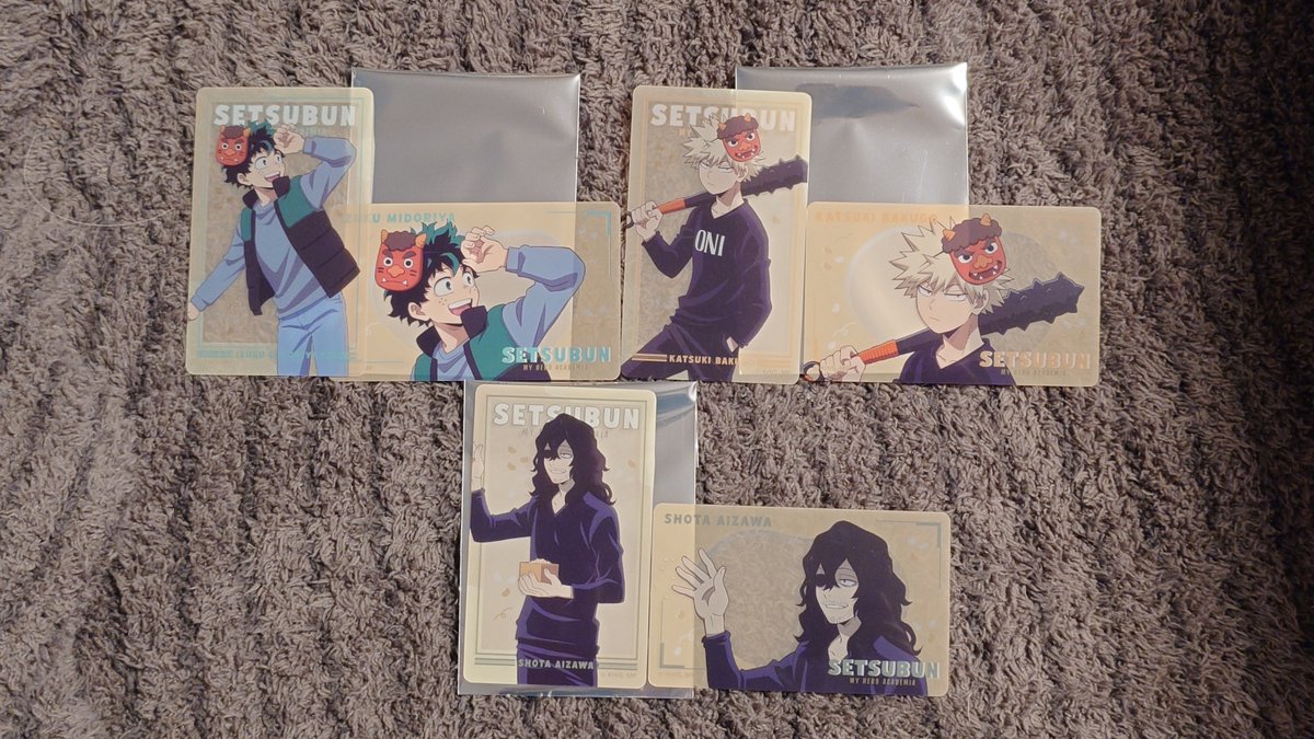 交換】僕のヒーローアカデミア ヒロアカ 撒け！豆まき 節分 クリア