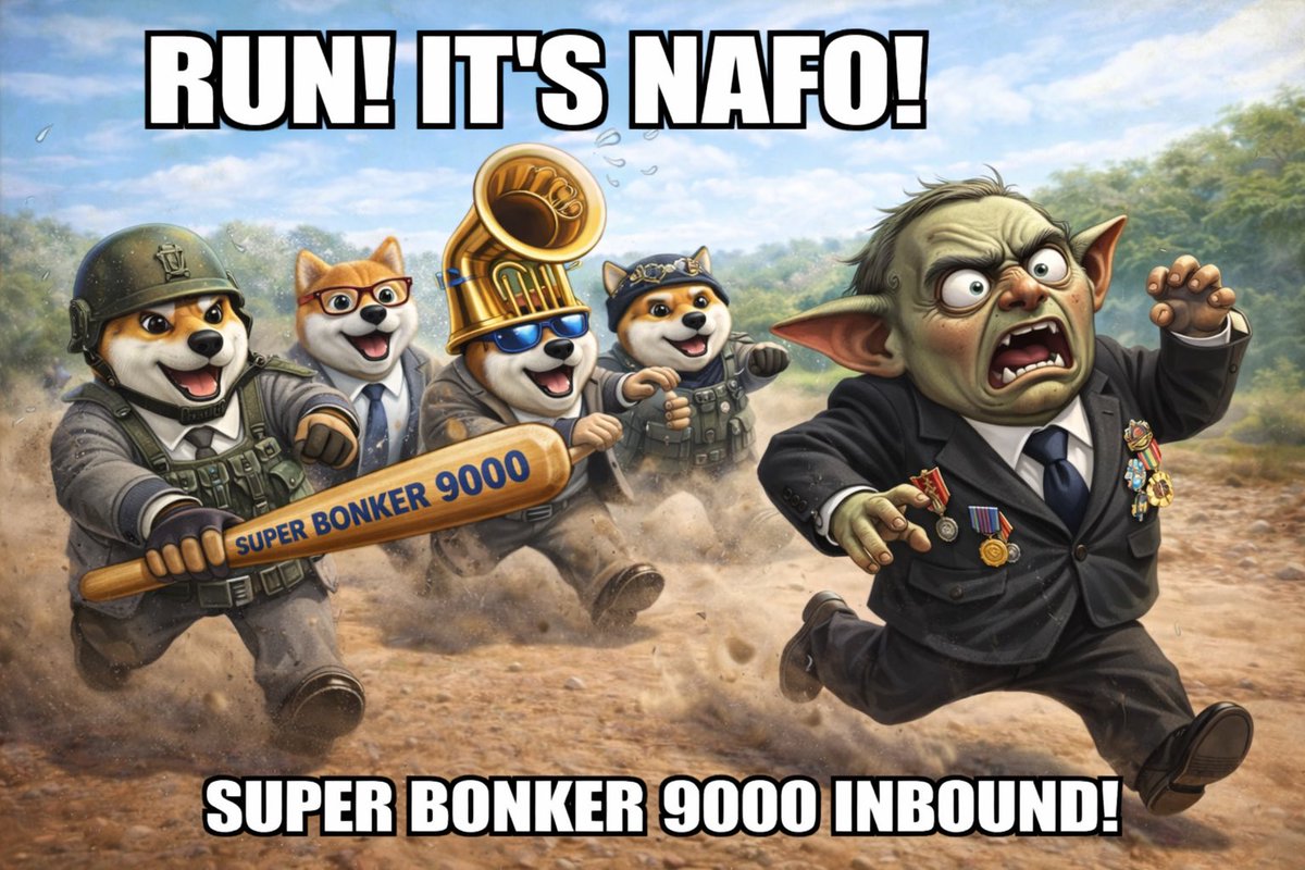 This new renaissance of NAFO is simply awesome.
Go Fellas.

Slava Ukraini forever.