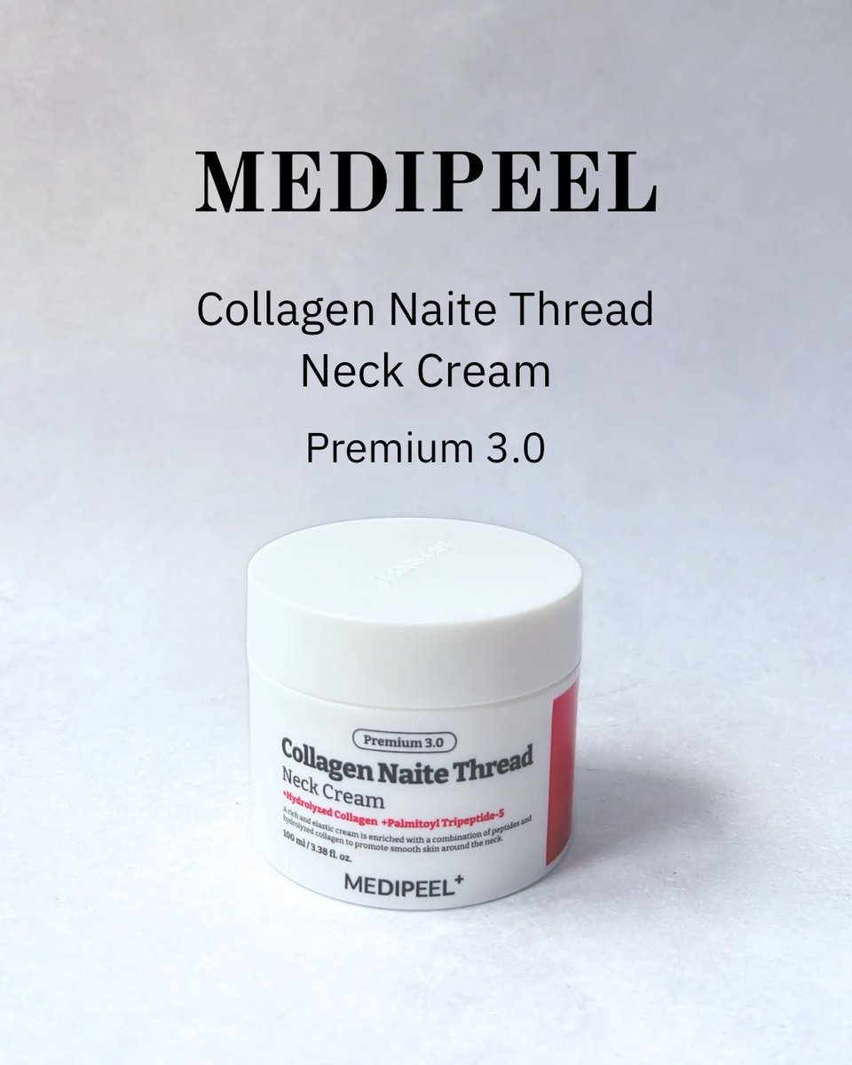 yae_yae_23's tweet image. 【PR】@MedipeelJ 
〔プレミアムネッククリーム3.0〕
糸を引くようなテクスチャーでやわらかく伸びて首元に密着✨ しっとり保湿されるのに、時間が経つとさらっとした使用感。
うるおい感で首元がふっくら見えるような仕上がりが嬉しい！！ #メディピール #MEDIPEEL #プレミアムネッククリーム