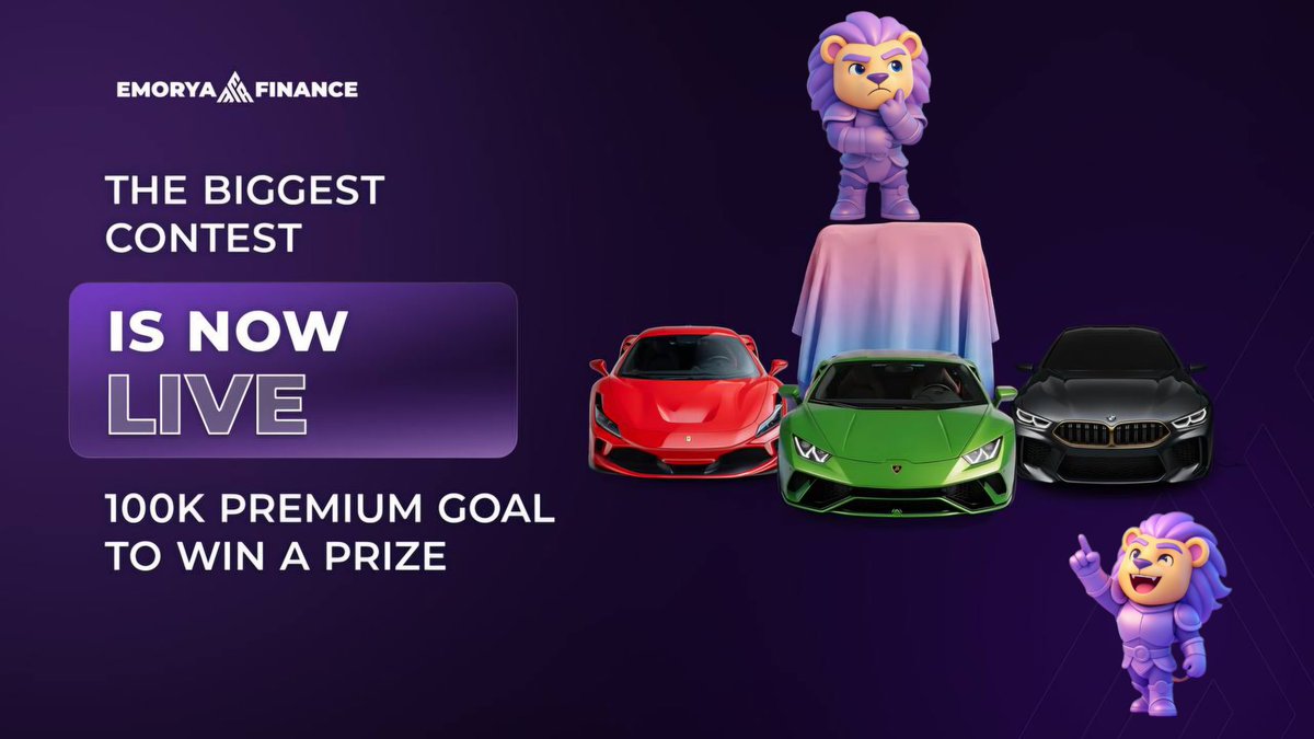 CatalinZelinca's tweet photo. The contest is a chalange for everyone

The first 3 prizes were revealed 

1st place LAMBORGHINI 
For hight adrenaline 🚘
2nd place FERRARI🏎
For speeding and burning Kcal
3rd place BMV M8🧳
For those who like the atmosphere. 

The rules are simple.
If you subscribe for one year for PREMIUM You will be automatically in the race for one of the prizes.

We are waiting to see what else is @EmoryaApp preparing for us⚡️

@EmoryaApp @EmoryaFinance
@MultiversX @xPortalApp #emorya #egld #emr