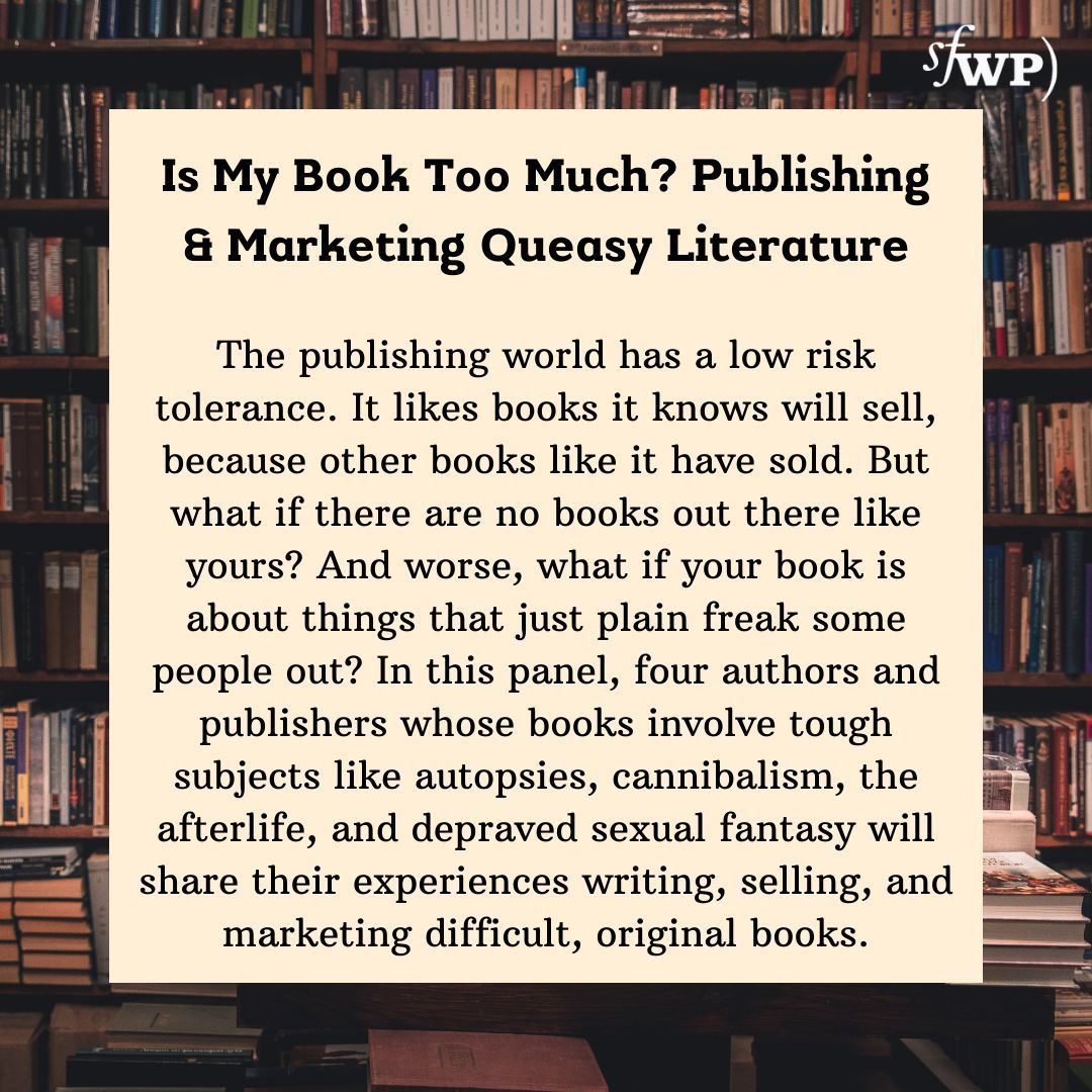 SFWP's tweet photo. If you're attending #AWP26 in Baltimore, MD, stop by booths #527 and #529 on 3/5 and 3/7 to meet @SamuelAshworth!

Check out his panel, "Is My Book Too Much?" on 3/5 from 10:35-11:50 AM EST w/ @poetic_moni, @darlavelle, &amp; Catherine Dang! https://t.co/3K2Pk5nJo2

@awpwriter https://t.co/H2Ubx79w6q