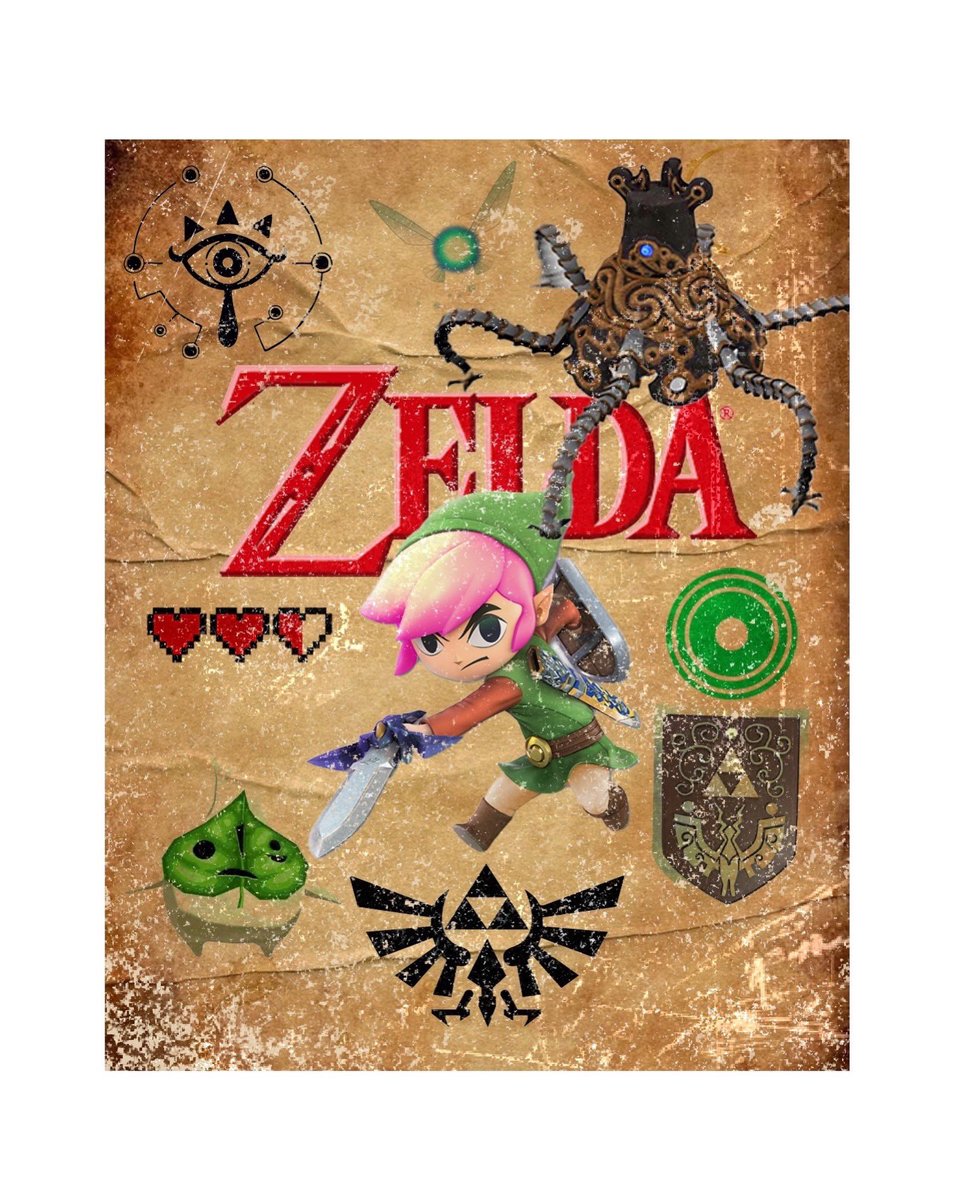 HenTattooer's tweet image. A Zelda tattoo composed of the client’s favorite elements from the game. She especially wanted a pink-haired Zelda💕
Done in Stockholm, 2023