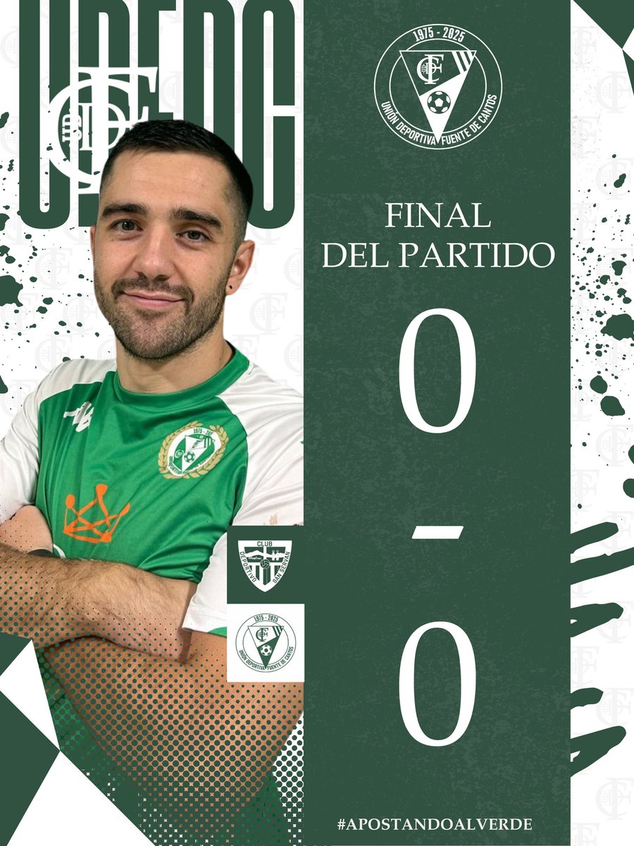 #DÍADEPARTIDO

MIN. 90 ⏱️ | FINAL DEL PARTIDO

<a href="/CDSanServan/">CD San Serván</a> 0 - 0 <a href="/UDFDC/">UD Fuente de Cantos</a> 

#ApostandoAlVerde