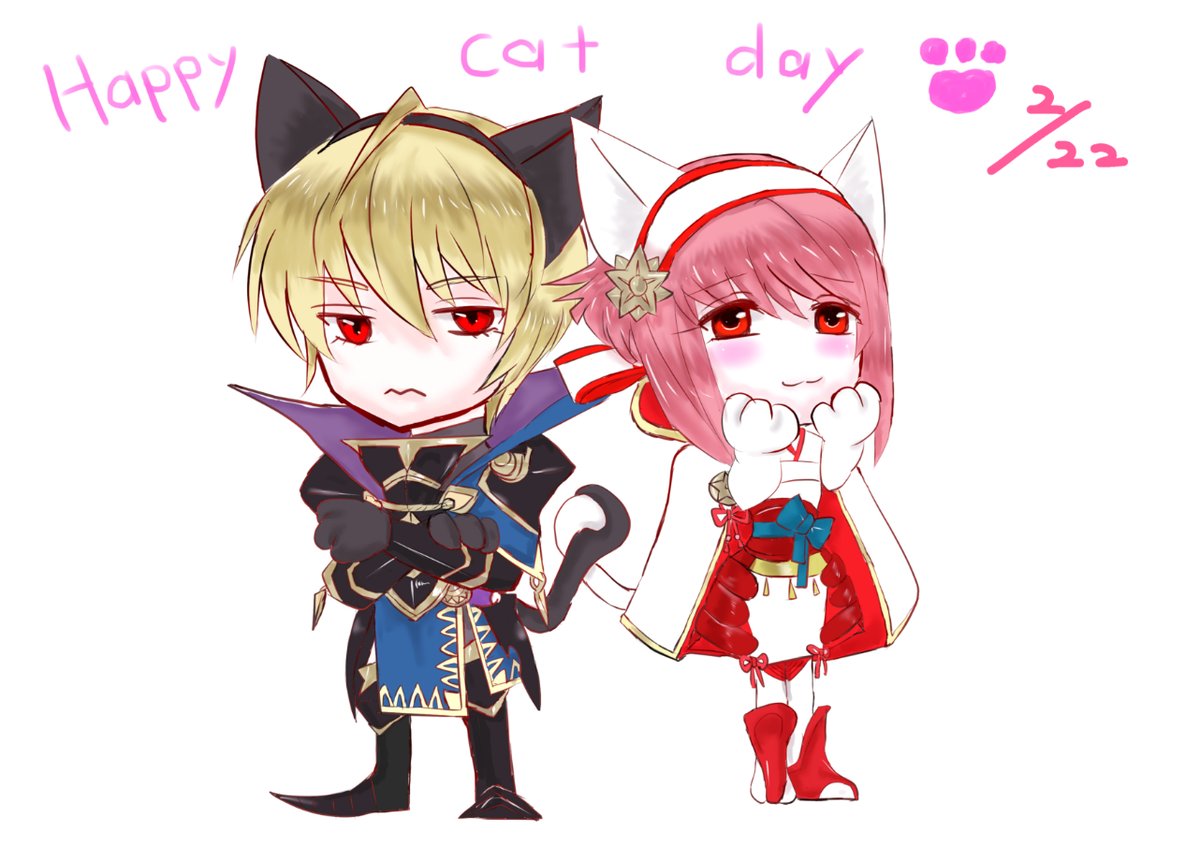 猫の日なのでレオサクでにゃんにゃ～ん🐱💕