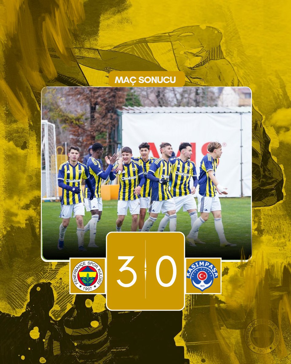 U19 Ligi Maç Sonucu|

Goller: Allaattin Ekici (2), Ali Demirbilek 

Tebrikler 💛💙